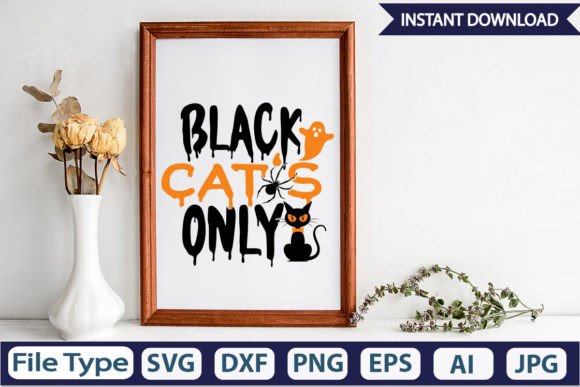 Black Cat’s Only SVG Cut File Review