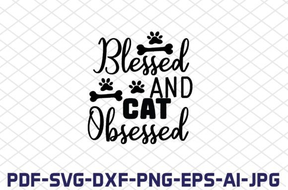Blessed and Cat Obsessed SVG Cut Files Review