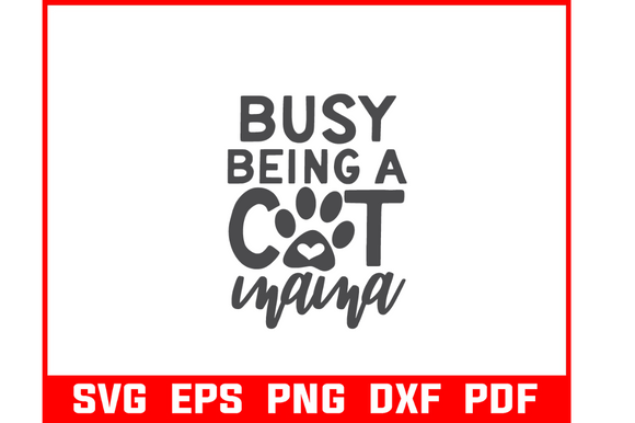 Busy Being a Cat Mama Svg Bundle Review