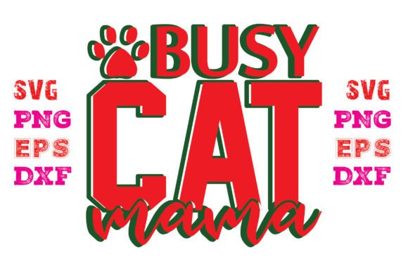Busy Cat Mama Svg Review for Embroidery Projects