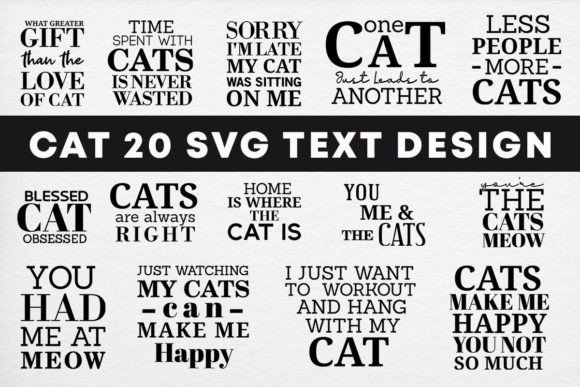 CAT 20 Svg Text Design Review for Embroidery Projects