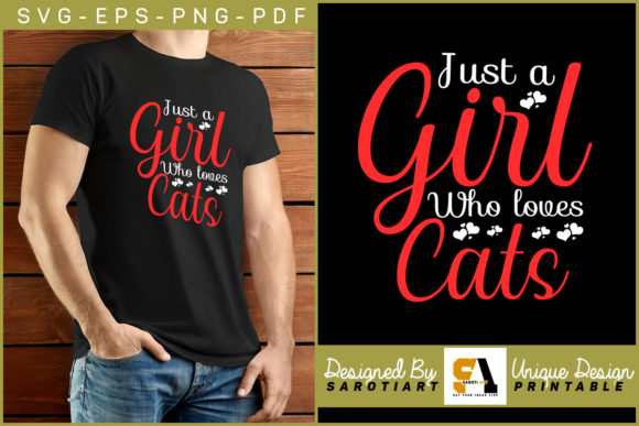 Cat Design for Svg Cat Lovers T-shirt