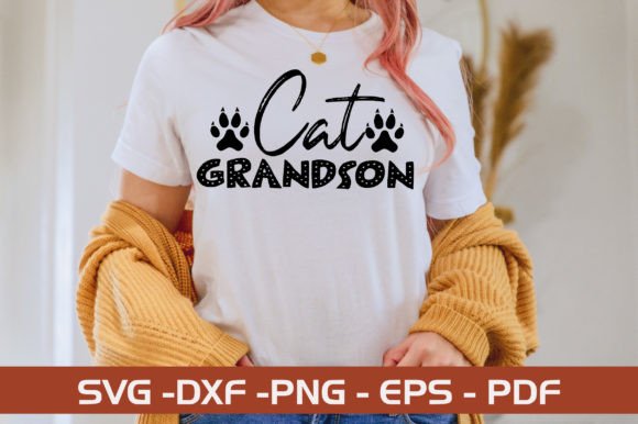 Cat Grandson SVG Design Review