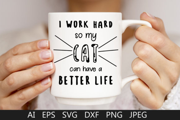 Cat Lover Svg for Embroidery Projects