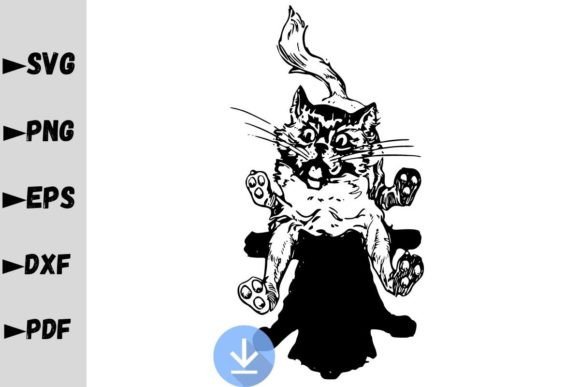 Cat Running SVG Design Review for Embroidery Projects