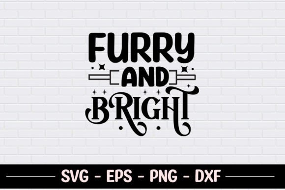 Furry and Bright Cat Christmas SVG