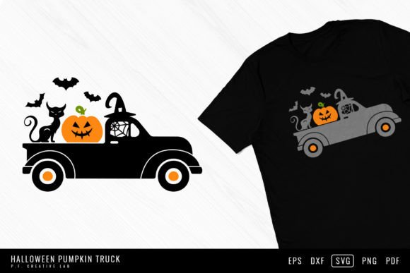 Halloween Truck Scary Cat Pumpkin SVG Review