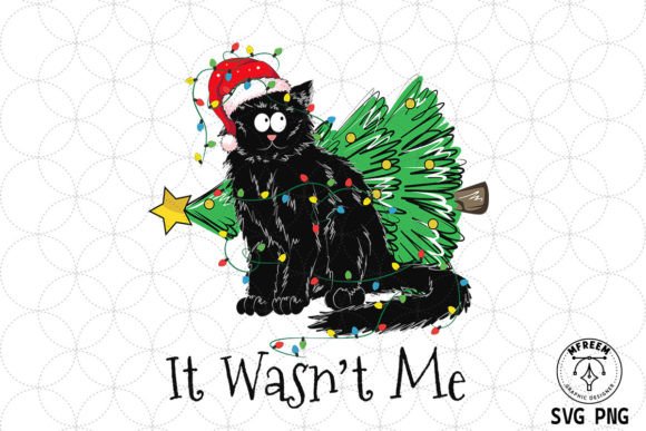 It Wasn t Me Black Cat Christmas SVG Review