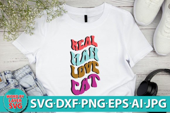 Real Man Love Cat RETRO SVG Review