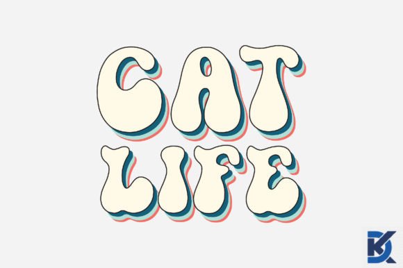 Retro Cat Life SVG Design Review