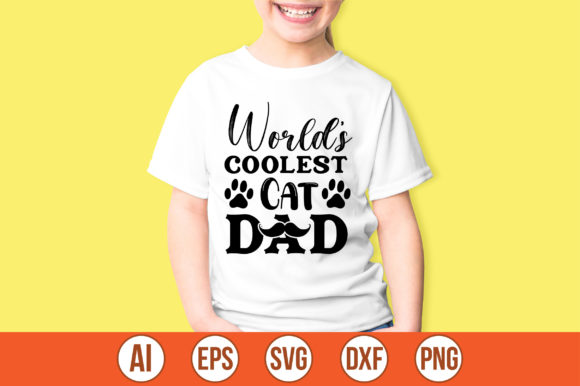 World’s Coolest Cat Dad Svg Review